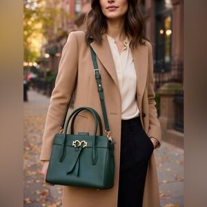 Kate Spade New York Toujours Medium Satchel Bag, Color Green